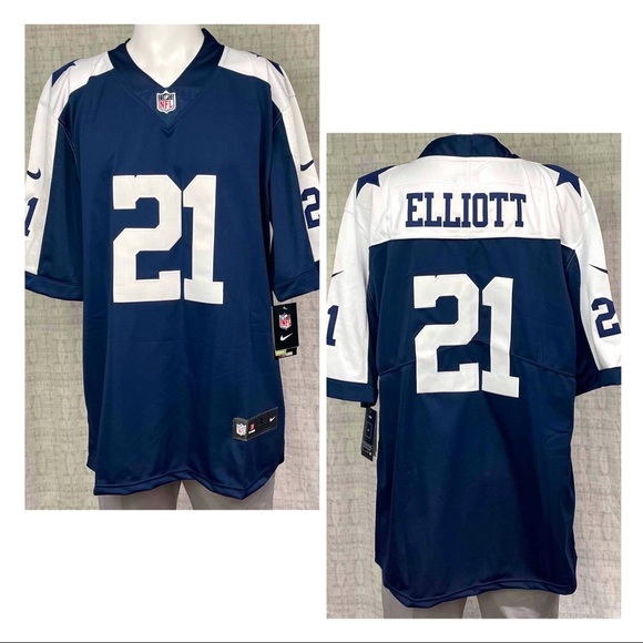 New Ezekiel Elliot Football Jersey Dallas Cowboys On Field - Picture 1 of 8